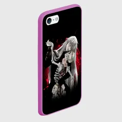 Чехол для iPhone 5/5S матовый Темный дворецкий Гробовщик танцует со скелетом - фото 2