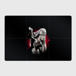 Магнитный плакат 3Х2 Темный дворецкий Гробовщик танцует со скелетом