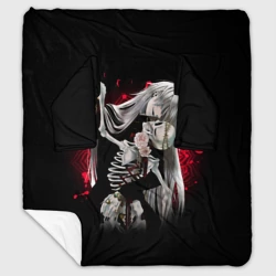 Плед с рукавами Темный дворецкий Гробовщик танцует со скелетом