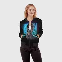 Женский бомбер 3D Боевой отряд Полный провал Комбатант Ди и Хибики - фото 2