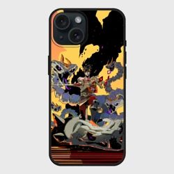Чехол силиконовый для Apple iPhone 15 матовый Hades Загрей принц Подземного мира
