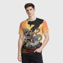 Мужская футболка 3D Hades Загрей принц Подземного мира - фото 2
