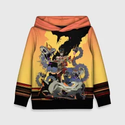 Детская толстовка 3D Hades Загрей принц Подземного мира