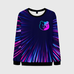 Мужской свитшот 3D Danganronpa neon blast lines