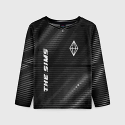Детский лонгслив 3D The Sims metal game lines