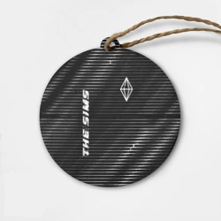 Деревянная игрушка круг The Sims metal game lines