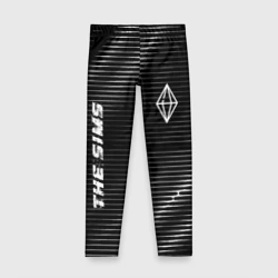 Детские леггинсы 3D The Sims metal game lines