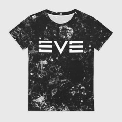 Женская футболка 3D EVE black ice
