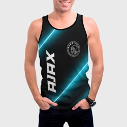 Мужская майка 3D Ajax неоновые лампы - фото 2