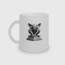 Кружка матовая стеклянная Gargoyle