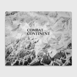 Плед 3D Combat Continent white graphite