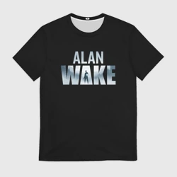 Мужская футболка 3D Алан Вейк лого