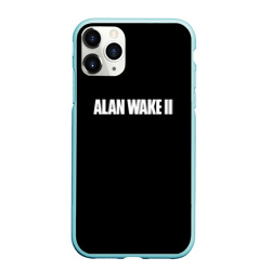 Чехол для iPhone 11 Pro Max матовый Alan Wake 2 logo game