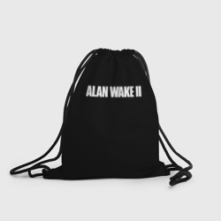 Рюкзак-мешок 3D Alan Wake 2 logo game