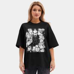 Женская футболка Oversize хлопок premium Охотник х Охотник Хролло Люцильфер - фото 2