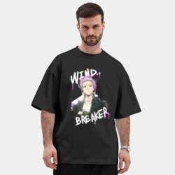 Мужская футболка Oversize хлопок premium Wind Breaker - Hajime Umemiya - фото 2