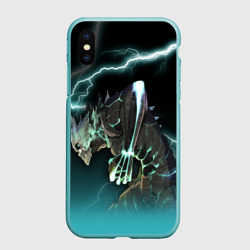 Чехол для iPhone XS Max матовый Кайдзю