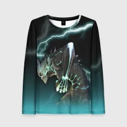 Женский лонгслив 3D Кайдзю