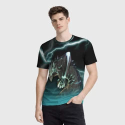 Мужская футболка 3D Кайдзю - фото 2