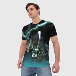 Мужская футболка 3D Кайдзю - фото 2