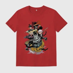 Мужская футболка хлопок Кайдзю номер восемь Кафка Хибино боец