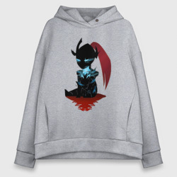 Женское худи Oversize хлопок Поднятие уровня в одиночку Джину Сон рыцарь