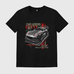 Мужская футболка хлопок Rx7 Twin turbo