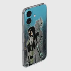 Чехол для iPhone 16 силиконовый с защитой камеры Хибино и Аширо -Кайдзю номер 8 - фото 2