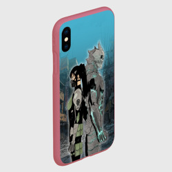 Чехол для iPhone XS Max матовый Хибино и Аширо -Кайдзю номер 8 - фото 2