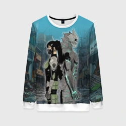 Женский свитшот 3D Хибино и Аширо -Кайдзю номер 8