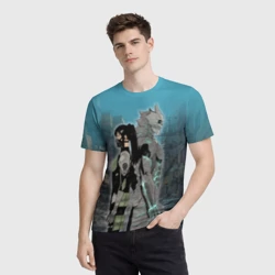 Мужская футболка 3D Хибино и Аширо -Кайдзю номер 8 - фото 2