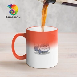 Кружка хамелеон О моём перерождении в слизь Римуру Темпест на волке