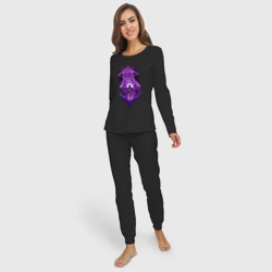 Женская пижама с лонгсливом хлопок Поднятие уровня в одиночку Джину Сон статуя - фото 2