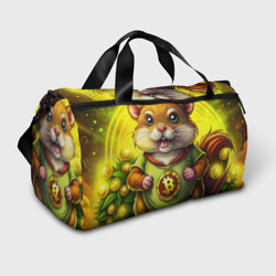 Сумка спортивная 3D Крипто-хомяк
