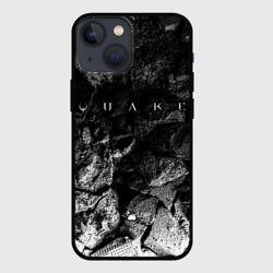 Чехол для iPhone 13 mini Quake black graphite
