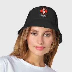 Женская панама хлопок Карате киокушинкай эмблема - фото 2