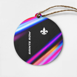 Деревянная игрушка круг Saints Row speed game lights