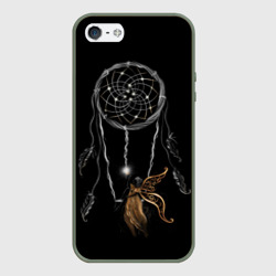 Чехол для iPhone 5/5S матовый Ловец снов с феей