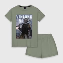 Женская пижама с шортиками хлопок Сага о Винланде Аскеладд