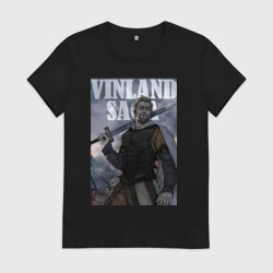 Женская футболка хлопок Сага о Винланде Аскеладд