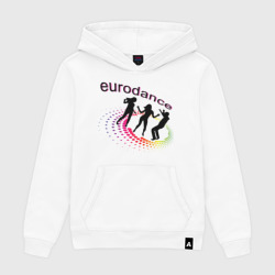 Женская толстовка хлопок Танцы евродэнс дискотека