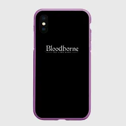 Чехол для iPhone XS Max матовый Bloodborne logo