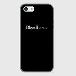Чехол для iPhone 5/5S матовый Bloodborne logo