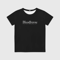 Детская футболка 3D Bloodborne logo