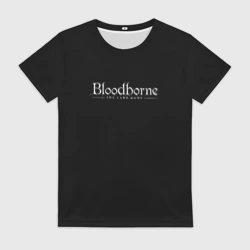 Женская футболка 3D Bloodborne logo