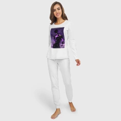 Женская пижама с лонгсливом хлопок Поднятие уровня в одиночку Джину Сон теневая броня - фото 2