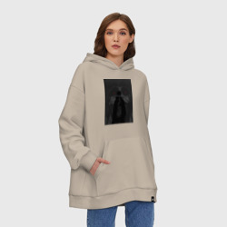 Худи SuperOversize хлопок Поднятие уровня в одиночку Джину Сон статуя - фото 2