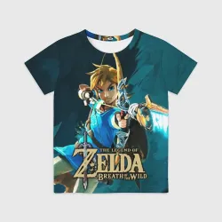 Детская футболка 3D Zelda - Link
