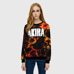 Женский свитшот 3D Akira red lava - фото 2