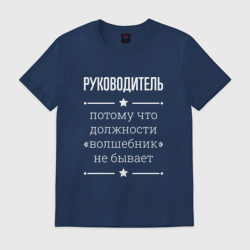 Мужская футболка хлопок Руководитель волшебник